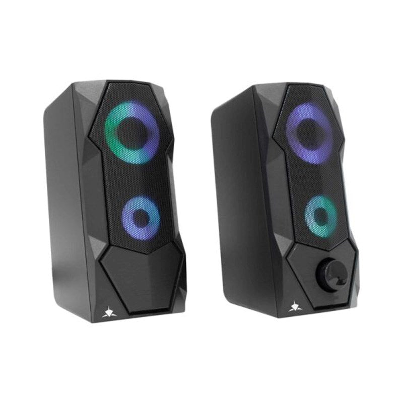 White Shark FLOW 5W Högtalare - 2 st. - Svart