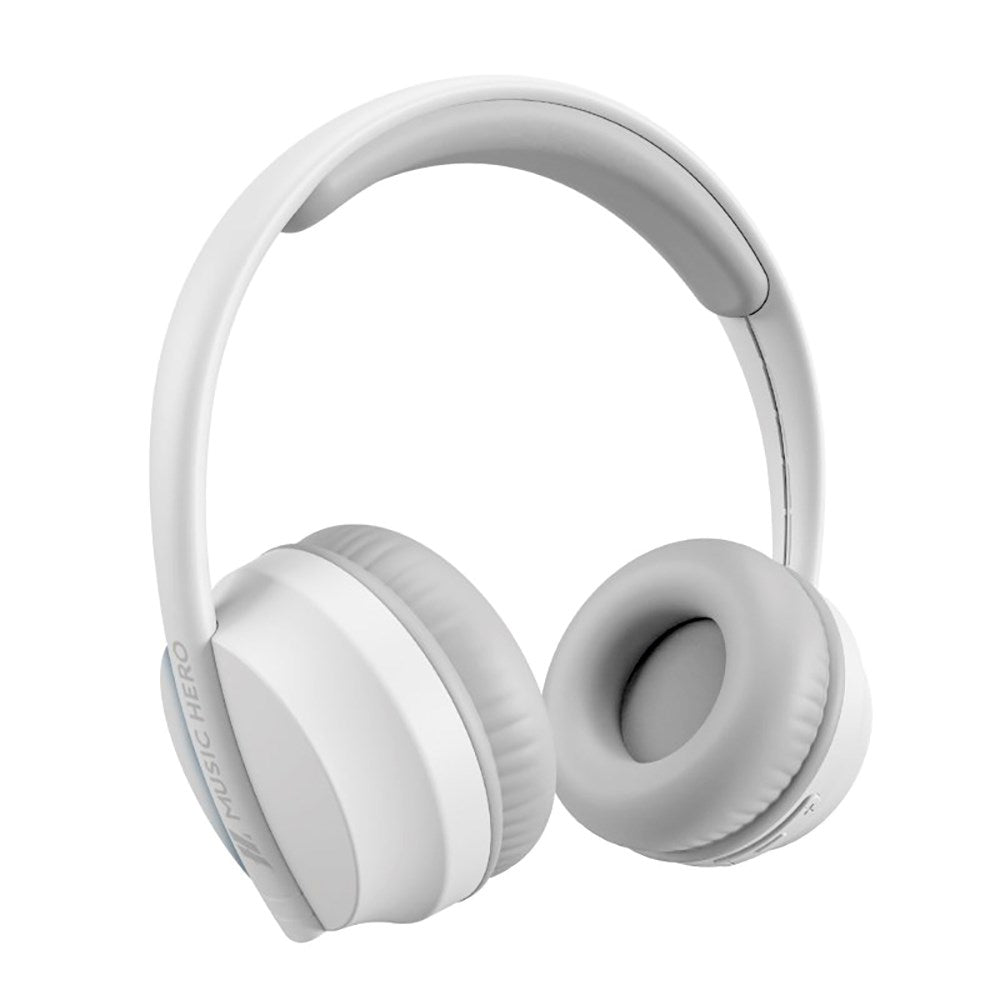 MUSIC HERO Floxy 2.0 Trådlösa Bluetooth On-Ear Hörlurar - Vit