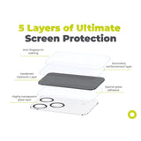iPhone 18 Pro Max Mobile Origin Easy Lens Full Cover Kameraskyddsglas - Genomskinligt