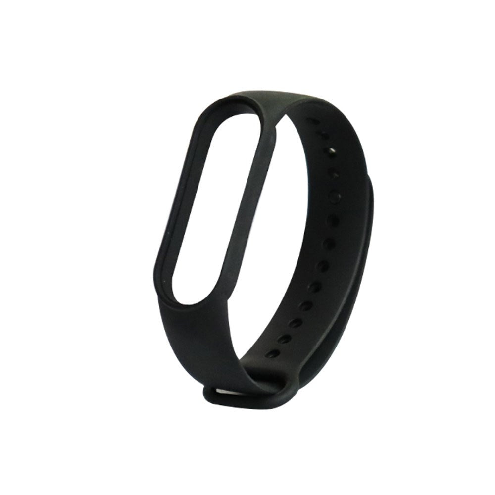 Xiaomi Mi Smart Band 6 / 5 Telcon Silikon Armband - Svart