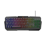 Deltaco 4-i-1 Gaming Set m. Headset / Tangentbord / Mus / Musmatta - Svart