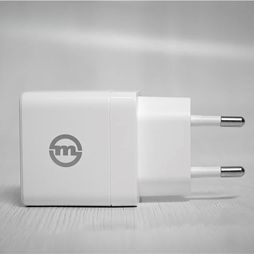 Mobile Origin 35W Super Charger GaN Väggladdare med 2x USB-C - Vit