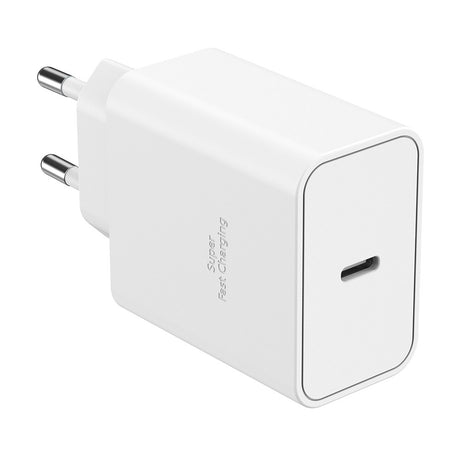 ËSSENTIALS by Upström PD 45W Återvunnen Plast Väggladdare med USB-C - Vit