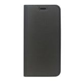 GreenMind iPhone XS Max Konstläder Flip Fodral m. Korthållare & Ställfunktion - Svart