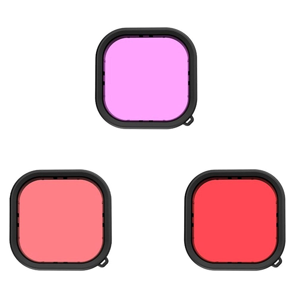 TELESIN Linsfilter för Vattentätt Fodral för GoPro Hero 9 / 10 / 11 / 12 / 13