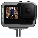 TELESIN Metal Cage för GoPro Hero 9 / 10 / 11 / 12 / 13 - Grå