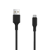 Setty USB-A till USB-C Kabel 2A - 1m - Svart
