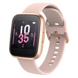 Forever ForeVigo 2 SW-310 med Pulsmätare och Stegräknare - Fitness Smartwatch - Rose Gold