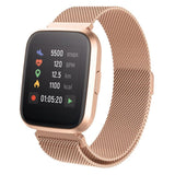 Forever ForeVigo 2 SW-310 med Pulsmätare och Stegräknare - Fitness Smartwatch - Rose Gold