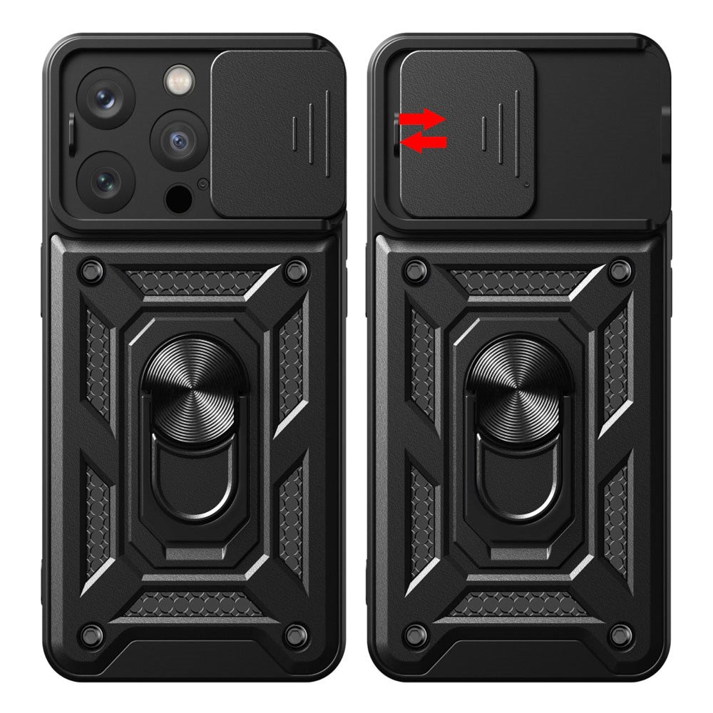 iPhone 17e / 16e TFO Defender Slide Skal - Svart