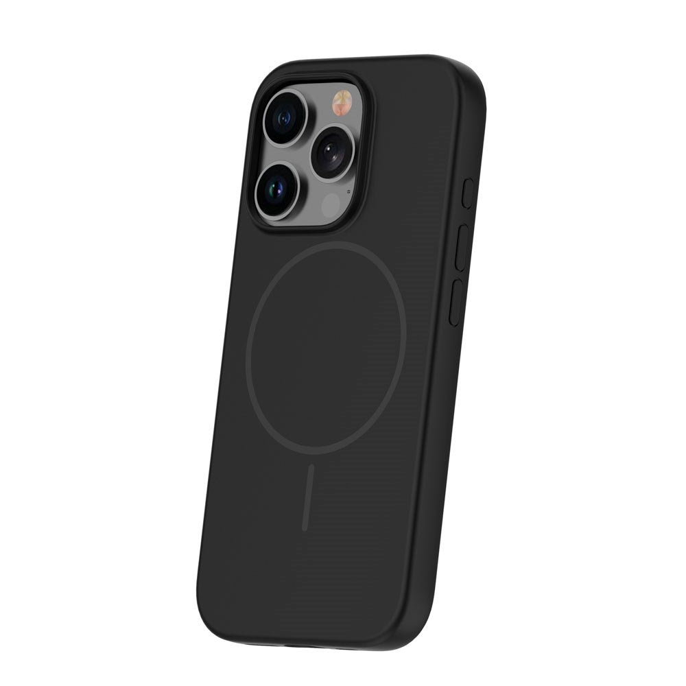 iPhone 12/12 Pro Silicone Thin Skal - MagSafe Kompatibel - Svart