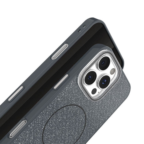 iPhone 16 Pro TFO Glitter Thin Skal - MagSafe Kompatibel - Svart