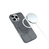 iPhone 16 Pro TFO Glitter Thin Skal - MagSafe Kompatibel - Svart