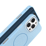 iPhone 16 Pro TFO Glitter Thin Skal - MagSafe Kompatibel - Blå