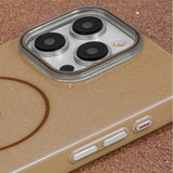 iPhone 12/12 Pro Glitter Thin Skal - MagSafe Kompatibel - Brun