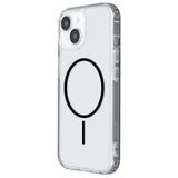 iPhone 17 TFO Anti-Shock Thin Skal - MagSafe Kompatibel - Genomskinlig / Svart