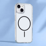 iPhone 17 TFO Anti-Shock Thin Skal - MagSafe Kompatibel - Genomskinlig / Svart