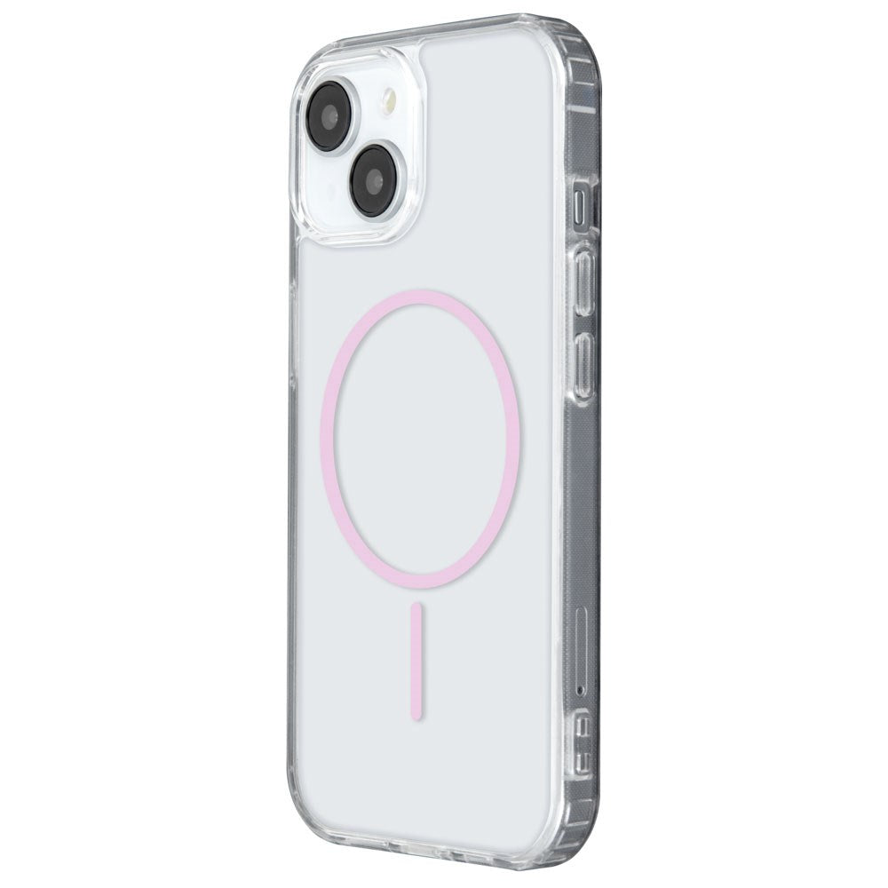 iPhone 17 TFO Anti-Shock Thin Skal - MagSafe Kompatibel - Genomskinlig / Rosa