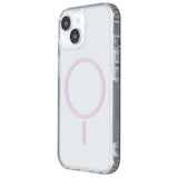 iPhone 17 TFO Anti-Shock Thin Skal - MagSafe Kompatibel - Genomskinlig / Rosa