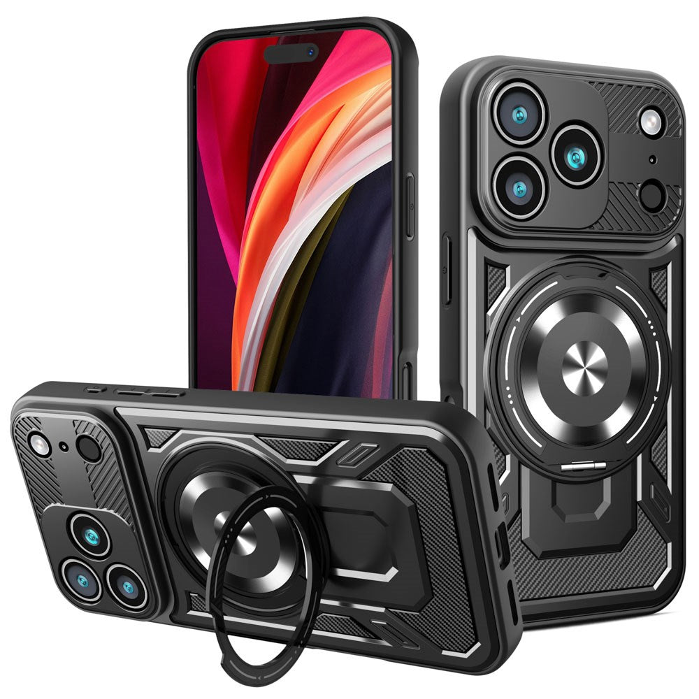 iPhone 17 Pro TFO Defender Armor Skal - MagSafe Kompatibel - Svart