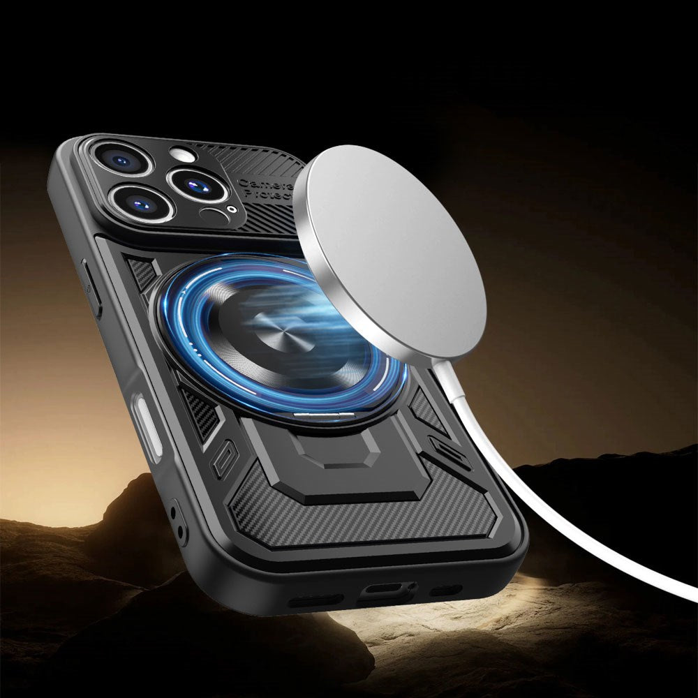 iPhone 17 Pro TFO Defender Armor Skal - MagSafe Kompatibel - Svart