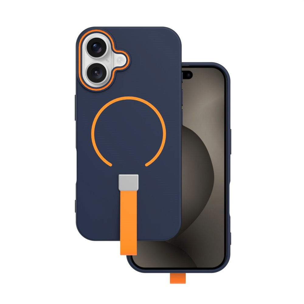 iPhone 16 Pro TFO Loop Thin Skal - MagSafe Kompatibel - Mörkblå