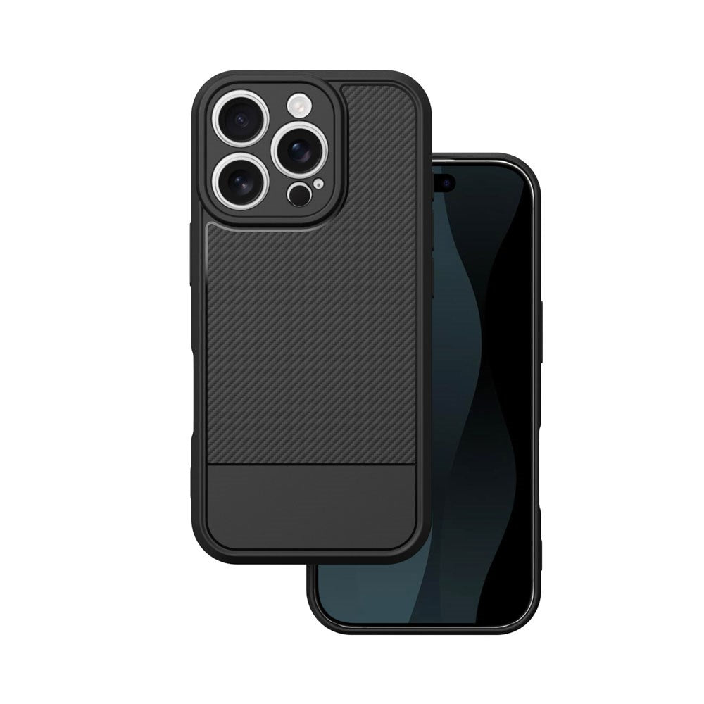 iPhone 17 Pro TFO Simple Carbon Skal - Svart