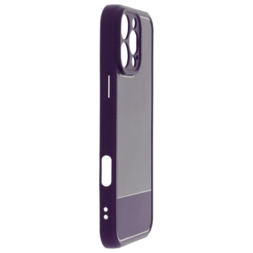 iPhone 17 TFO Simple Carbon Skal - Lila