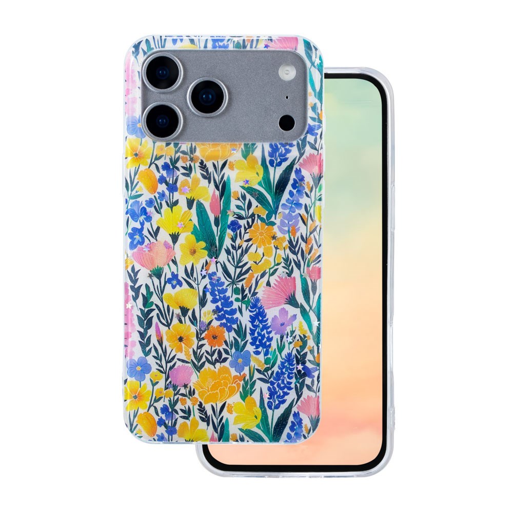 iPhone 17 Pro TFO Glow Glam Skal - Blommor