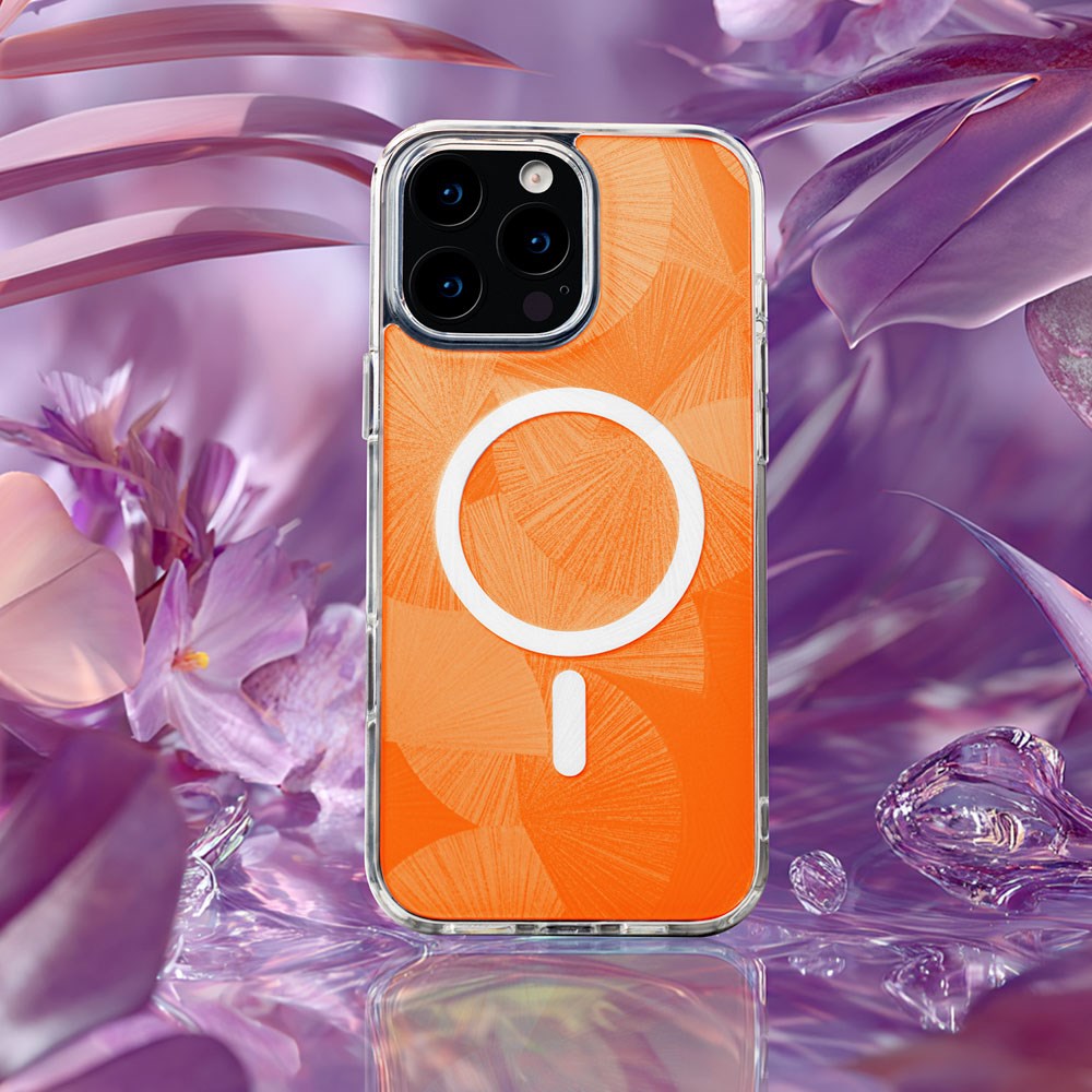 iPhone 17 Pro TFO Flash Skal - MagSafe Kompatibel - Orange