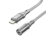 BWOO Lightning till 3,5 mm Jack Adapter – Grå