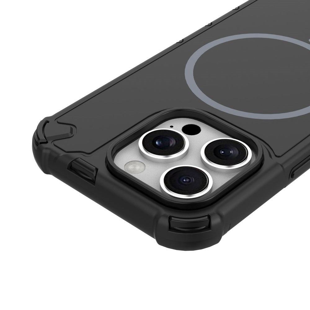 iPhone 16 Pro TFO Defender Hybrid Skal - MagSafe Kompatibel - Svart
