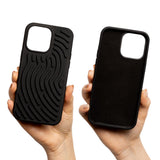 iPhone 16 Pro Max TFO DIY Snake Silikon Skal - Svart