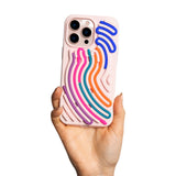 iPhone 16 Pro Max TFO DIY Snake Silikon Skal - Rosa