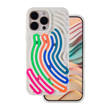 iPhone 16 Pro Max TFO DIY Snake Silikon Skal - Beige