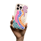 iPhone 16 Pro Max TFO DIY Snake Silikon Skal - Beige