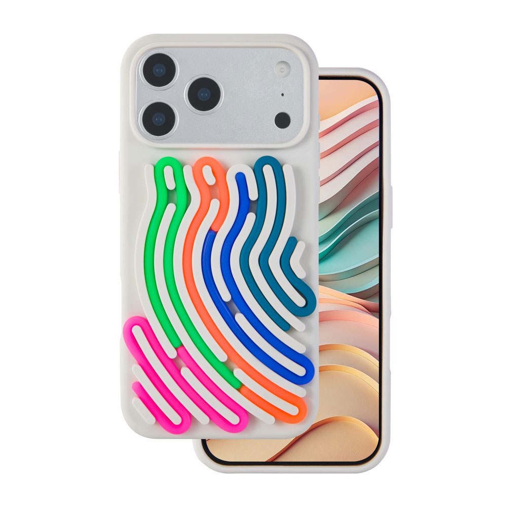 iPhone 17 Pro TFO DIY Snake Silikon Skal - Beige