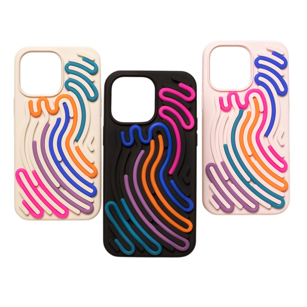 iPhone 17 Pro TFO DIY Snake Silikon Skal - Beige