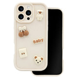 iPhone 17 TFO Ultra Trendy 3D Skal - Beige Bear