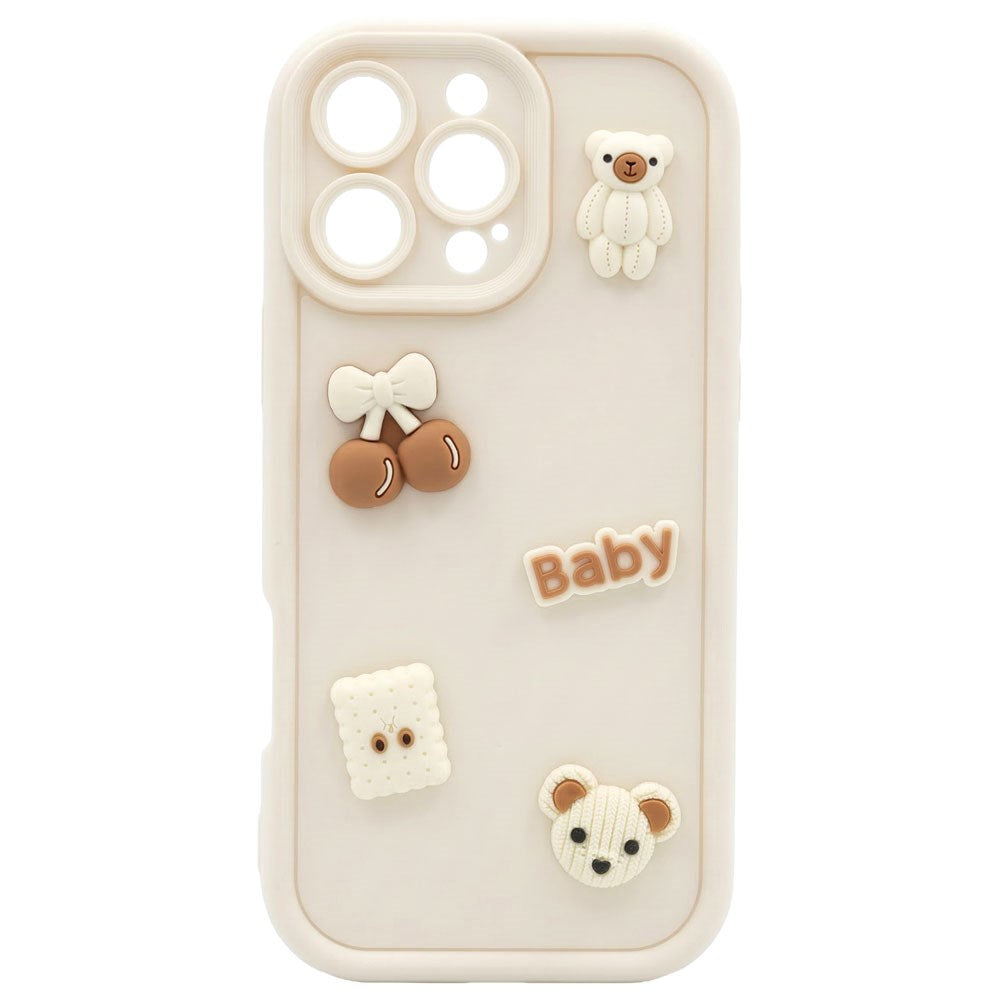 Samsung Galaxy A17 (5G) TFO Ultra Trendy 3D Skal - Beige Bear