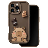 Samsung Galaxy A37 TFO Ultra Trendy 3D Skal - Brown Capybara