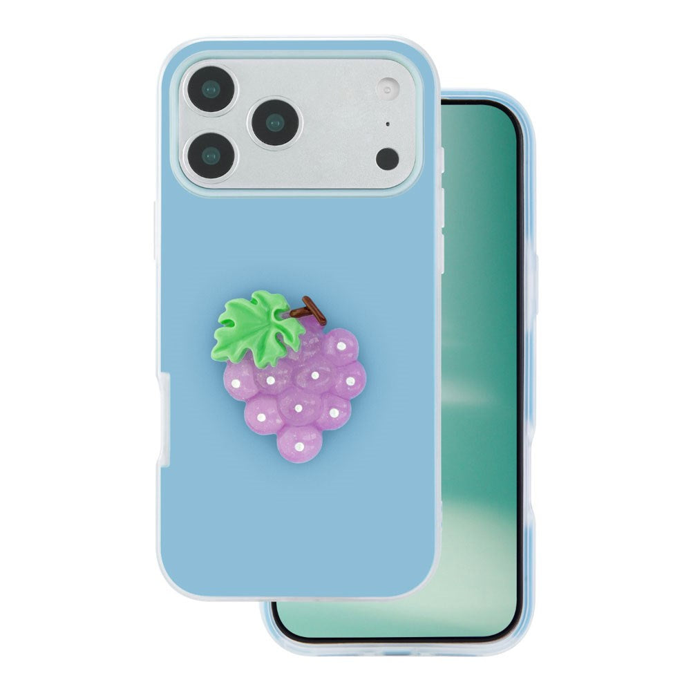 iPhone 17 Pro TFO 3D Frukt Skal – Druvor