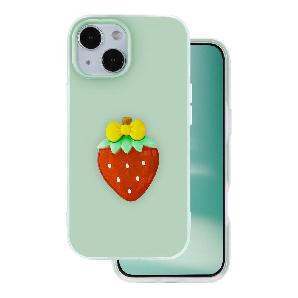 iPhone 11 TFO 3D Frukt Skal – Jordgubb