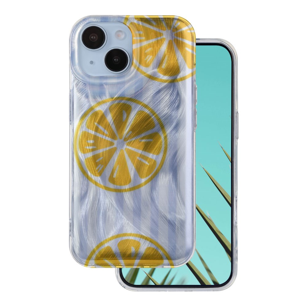 iPhone 13 TFO Ultra Trendy Sommar Skal - Lemon