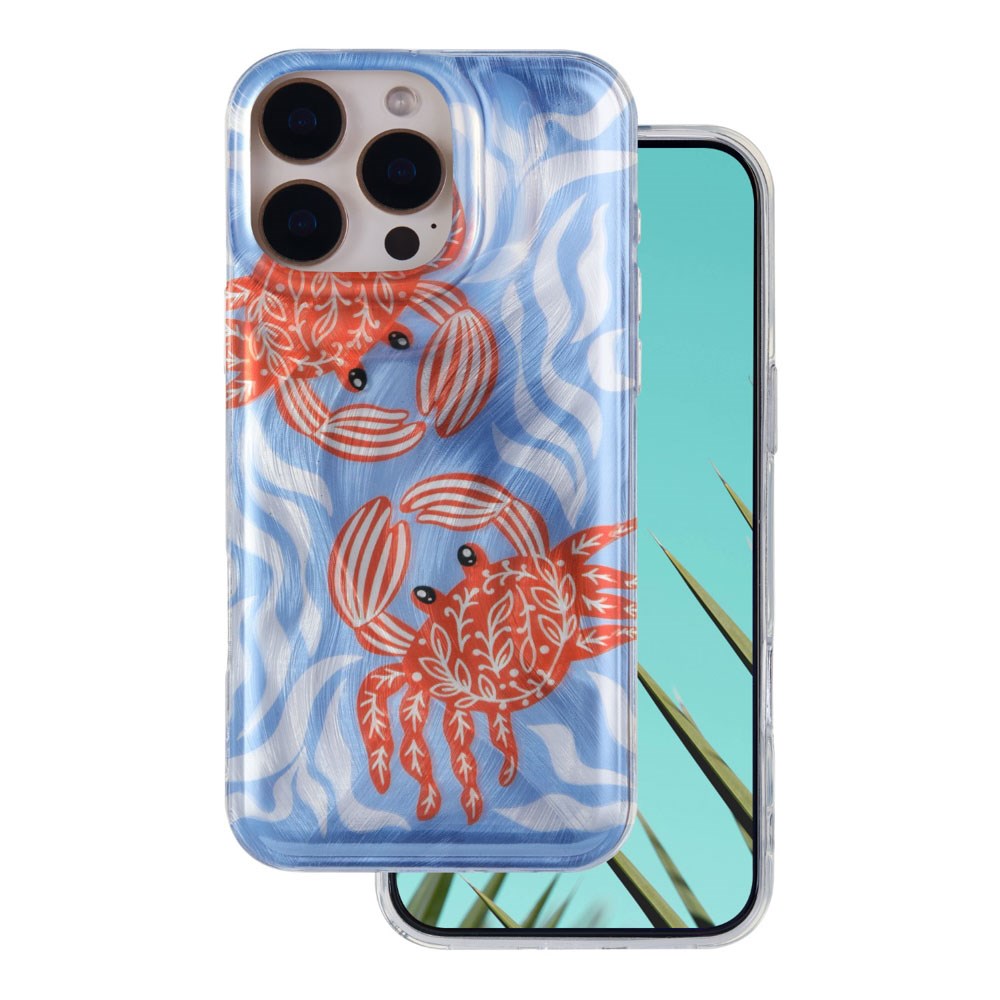 iPhone 16 Pro TFO Ultra Trendy Sommar Skal - Crab