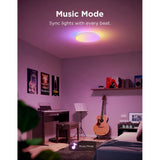 Govee Round Smart Ceiling Light - 15" - Vit