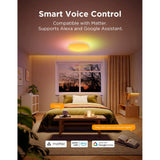 Govee Round Smart Ceiling Light - 15" - Vit