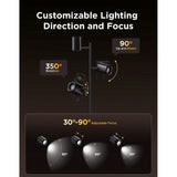 Govee Tree Floor Lamp med 3 Spottar - Svart