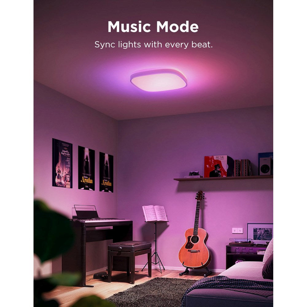 Govee Square Smart Ceiling Light - 12" - Vit