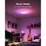 Govee Square Smart Ceiling Light - 12" - Vit